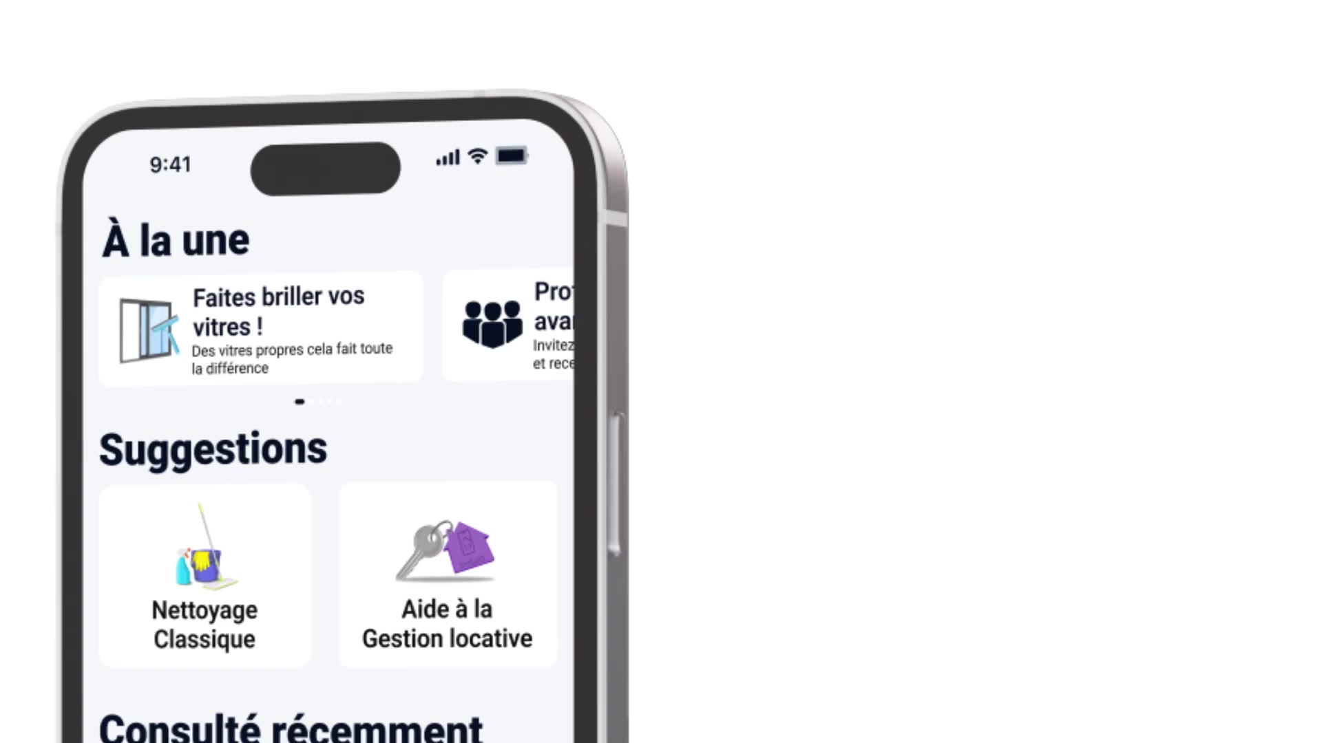 Aperçu de l’application Instaid